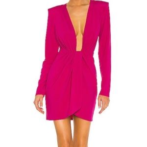 Gauge 81 hot pink mini dress